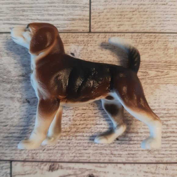 Set of 3 Miniature Mini Porcelain Dogs Beagles Figurines - Picture 4 of 15